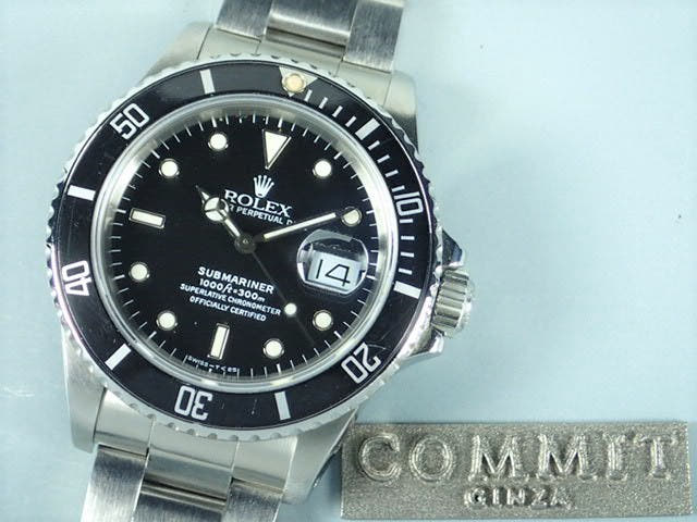 ロレックス サブマリーナー Ref.168000 ブラック文字盤 中古 submariner-147
