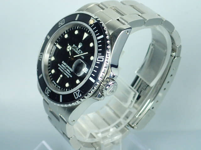 ロレックス サブマリーナー Ref.168000 ブラック文字盤 中古 submariner-147