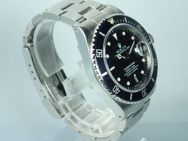 ロレックス サブマリーナー Ref.168000 ブラック文字盤 中古 submariner-147