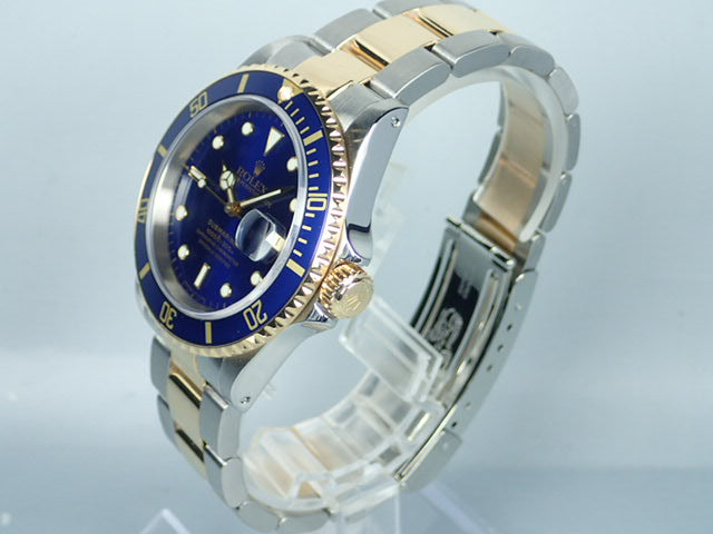 Rolex Submariner combination model blue sub U serial number