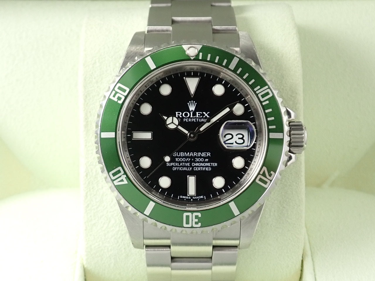 Rolex Submariner Green M serial number &lt;Warranty, box, etc.&gt;