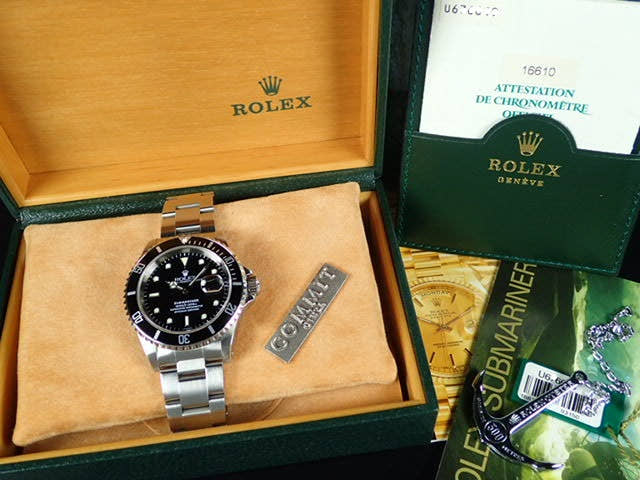 ロレックス サブマリーナー Ref.16610 ブラック文字盤 中古 submariner-153