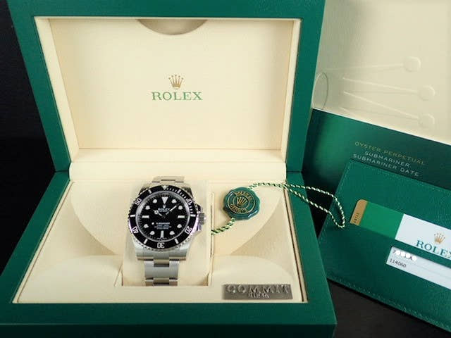 ロレックス サブマリーナー Ref.114060 ブラック文字盤 未使用 submariner-154