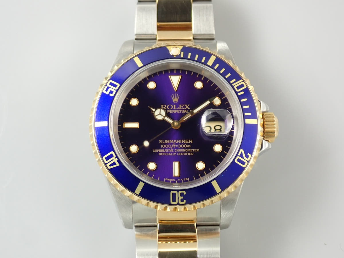 ロレックス サブマリーナー Ref.16613 ブルー文字盤 中古 065K0F1K