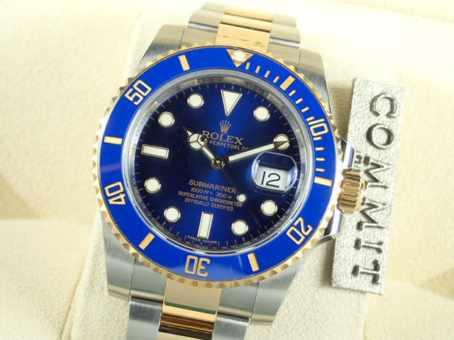 ロレックス サブマリーナー Ref.116613LB ブルー文字盤 中古 submariner-155