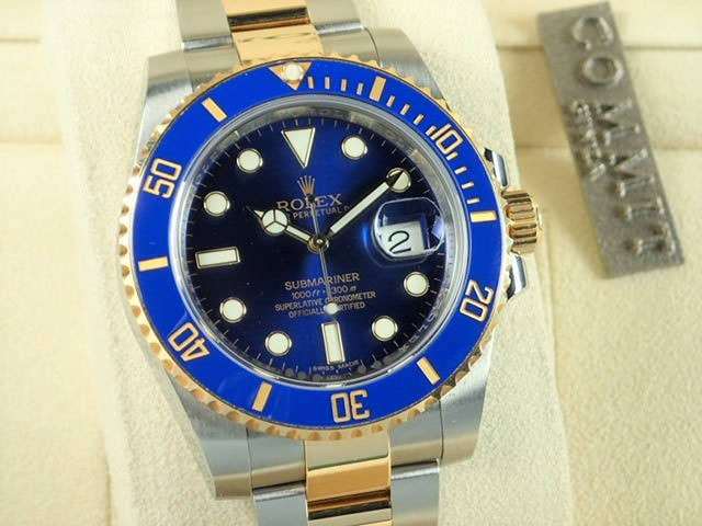 ロレックス サブマリーナー Ref.116613LB ブルー文字盤 中古 submariner-155
