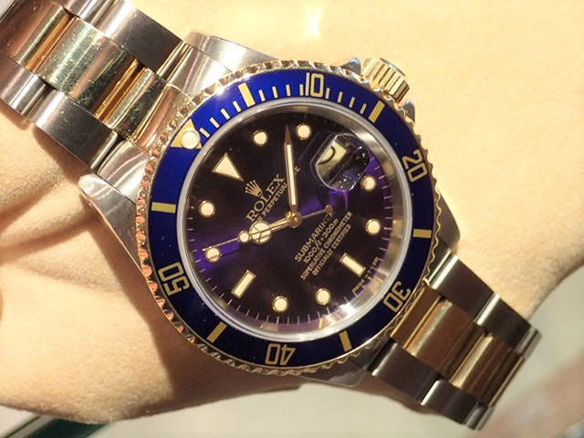 Rolex Submariner combination model blue sub L serial number