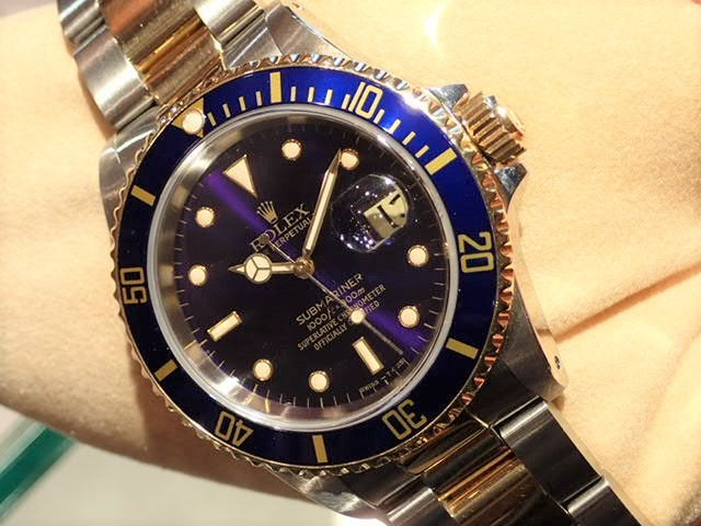 Rolex Submariner combination model blue sub L serial number