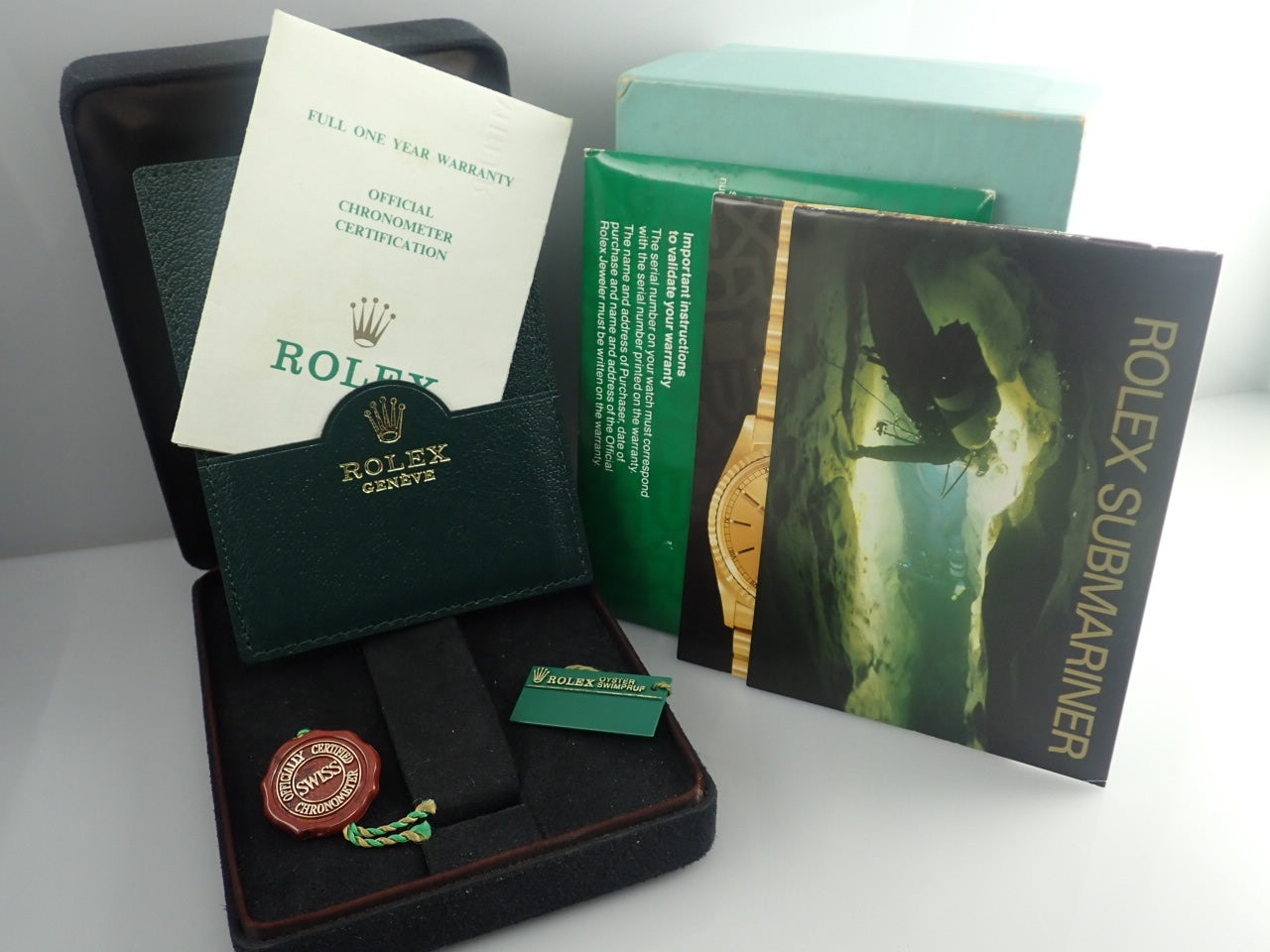 Rolex Submariner Date Tiffany X serial number &lt;Warranty box etc.&gt;