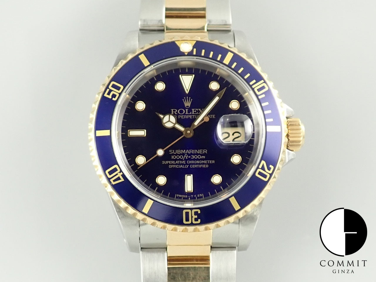 Rolex Submariner Date Blue Dial W Serial &lt;Box and Others&gt;