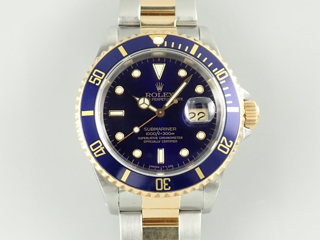 Rolex Submariner Date Blue Dial W Serial &lt;Box and Others&gt;