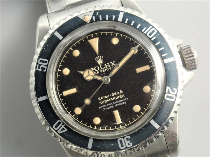 ロレックス サブマリーナー Ref.5512MM ステンレススチール ブラック文字盤