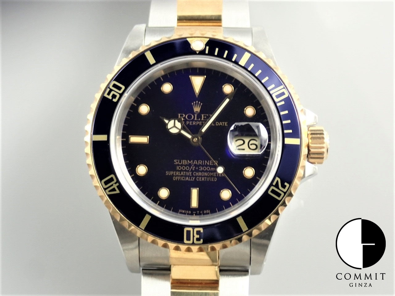 Rolex Submariner combination model blue sub &lt;warranty, box, etc.&gt;