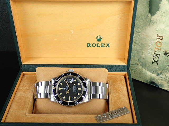 ロレックス サブマリーナー Ref.16800 ブラック文字盤 中古 submariner-161