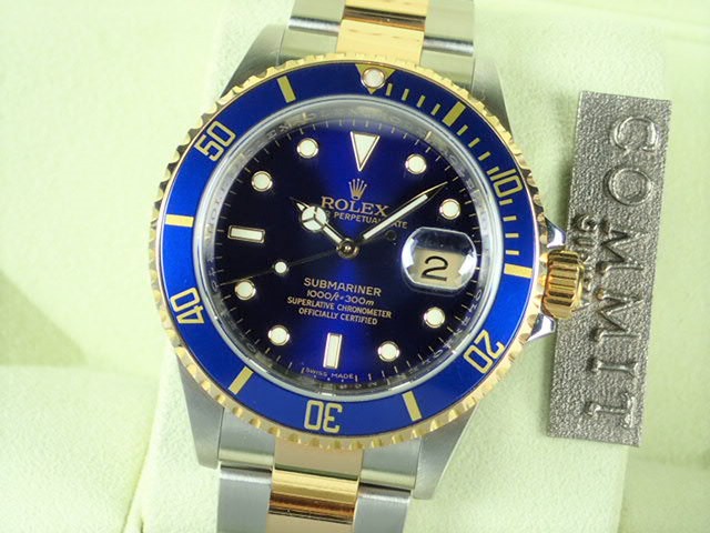 Rolex Submariner combination model blue sub M serial