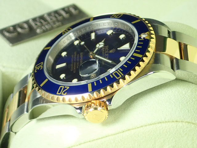 Rolex Submariner combination model blue sub M serial