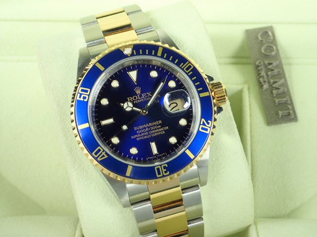 Rolex Submariner combination model blue sub M serial