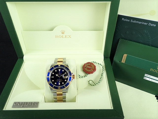 Rolex Submariner combination model blue sub M serial