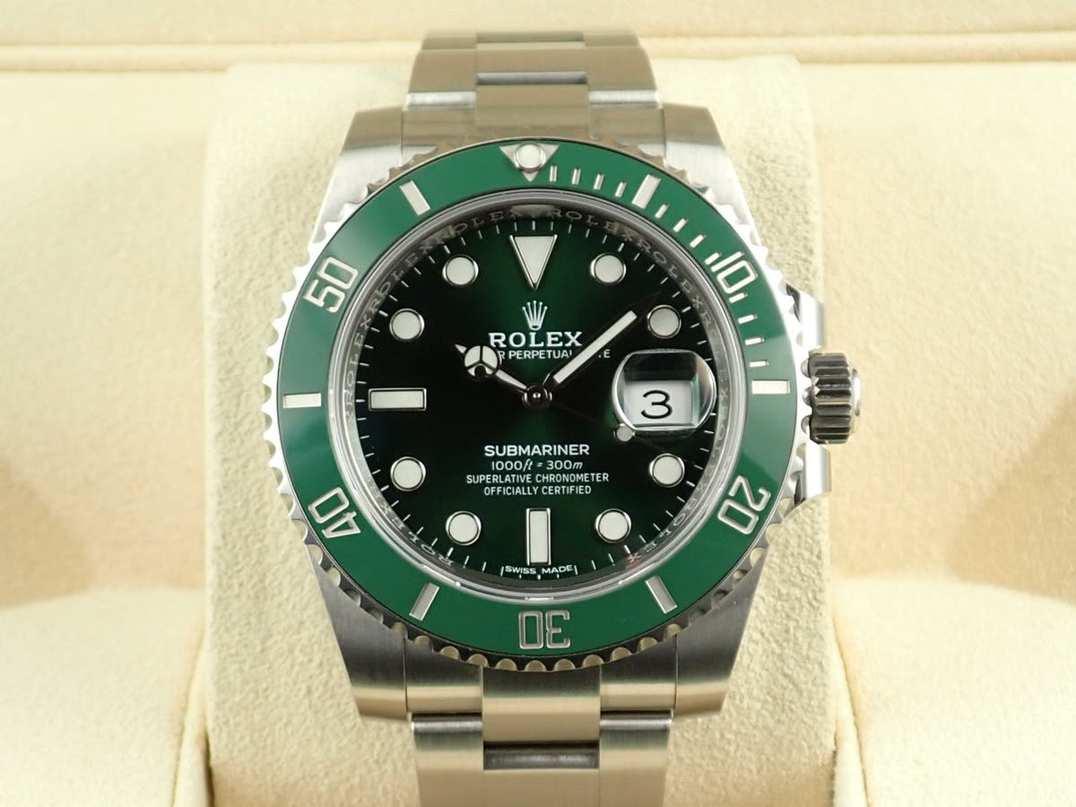 ロレックス サブマリーナー デイト Ref.116610LV グリーン文字盤 中古 53H0J753