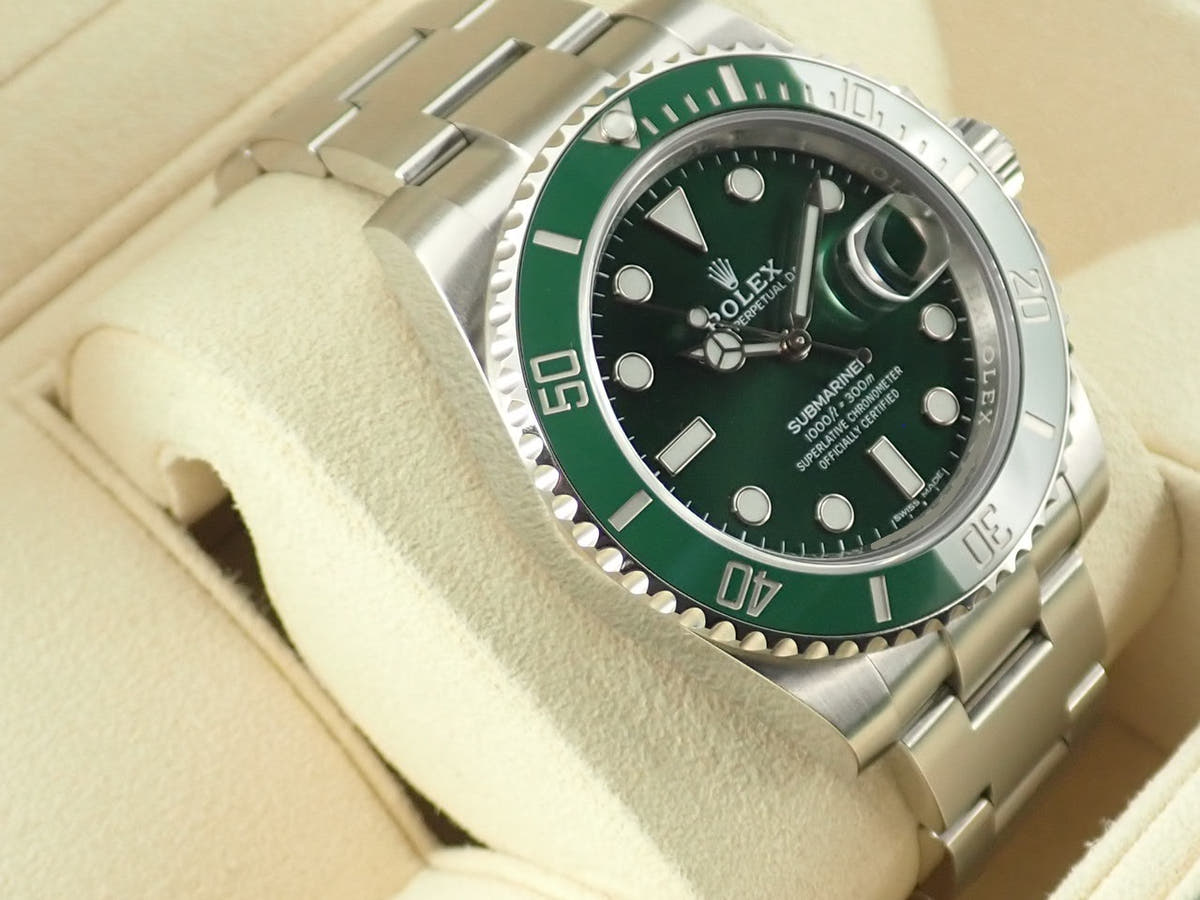 ロレックス サブマリーナー デイト Ref.116610LV グリーン文字盤 中古 53H0J753