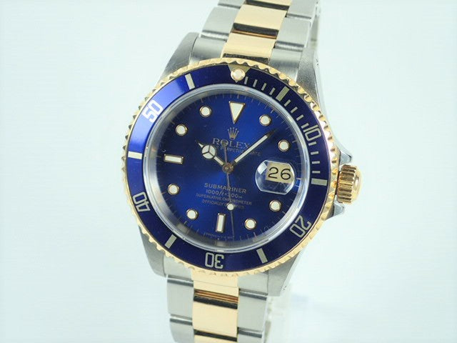 Rolex Submariner combination model blue sub X serial number