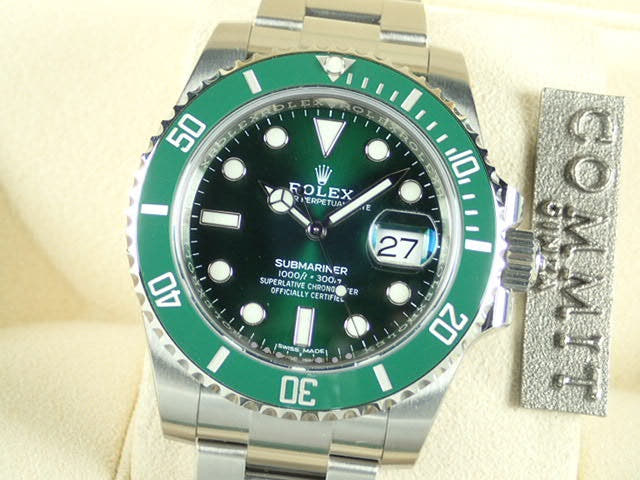 ロレックス サブマリーナー Ref.116610LV グリーン文字盤 未使用 submariner-182