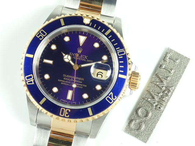 Rolex Submariner combination model blue sub X serial number