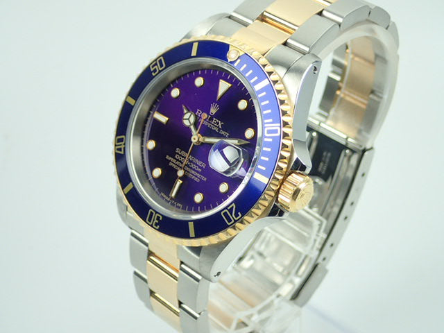 Rolex Submariner combination model blue sub X serial number