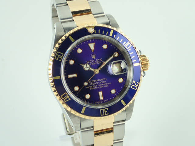 ロレックス サブマリーナー Ref.16613 ブルー文字盤 中古 submariner-185