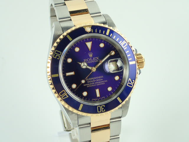 ロレックス サブマリーナー Ref.16613 ブルー文字盤 中古 submariner-185