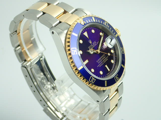 ロレックス サブマリーナー Ref.16613 ブルー文字盤 中古 submariner-185