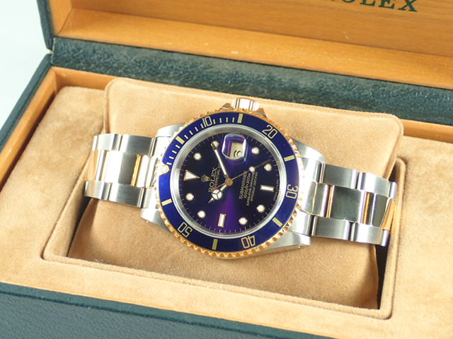 Rolex Submariner combination model blue sub X serial number