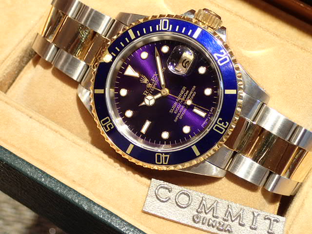 Rolex Submariner combination model blue sub X serial number