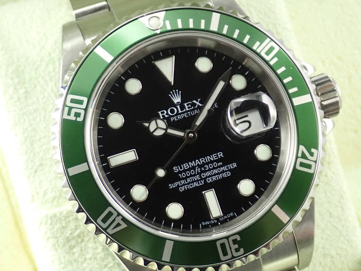 Rolex Submariner Date Ref. 16610LV Stainless Steel Black Dial