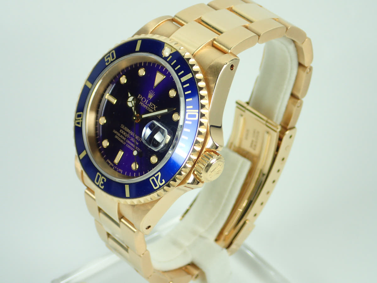 ロレックス サブマリーナー Ref.16618 ブルー文字盤 中古 submariner-193