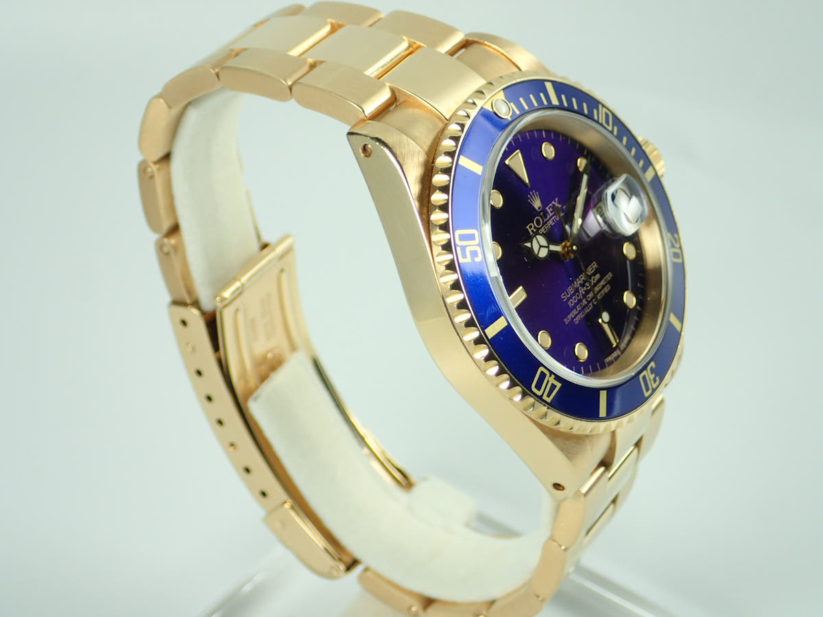 ロレックス サブマリーナー Ref.16618 ブルー文字盤 中古 submariner-193