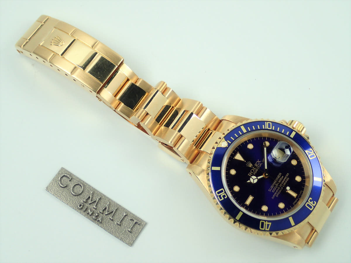 ロレックス サブマリーナー Ref.16618 ブルー文字盤 中古 submariner-193