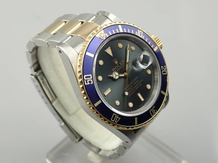 ロレックス サブマリーナー デイト Ref.16803 ステンレススチール/イエローゴールド ブルー文字盤