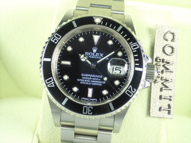 ロレックス サブマリーナー Ref.16610 ブラック文字盤 中古 submariner-203