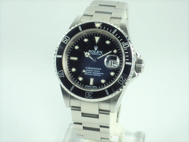 ロレックス サブマリーナー Ref.16610 ブラック文字盤 中古 submariner-203