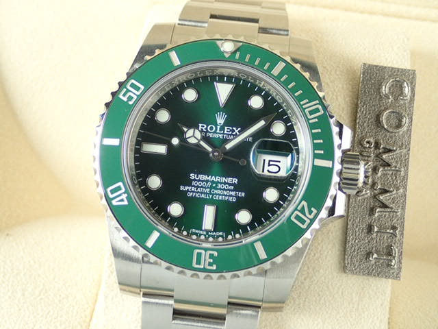 ロレックス サブマリーナー Ref.116610LV グリーン文字盤 中古 submariner-205