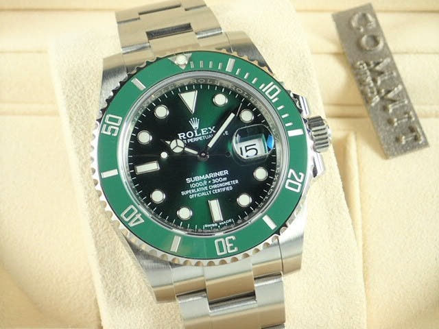 ロレックス サブマリーナー Ref.116610LV グリーン文字盤 中古 submariner-205