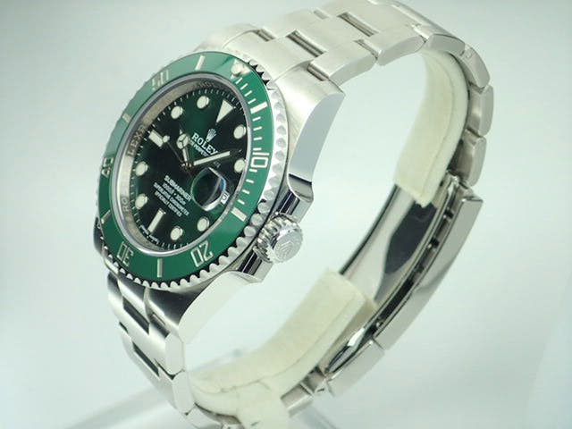 ロレックス サブマリーナー Ref.116610LV グリーン文字盤 中古 submariner-205