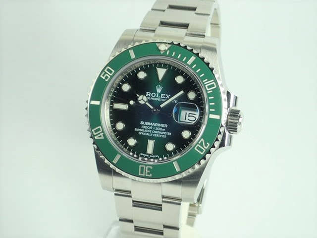ロレックス サブマリーナー Ref.116610LV グリーン文字盤 中古 submariner-205
