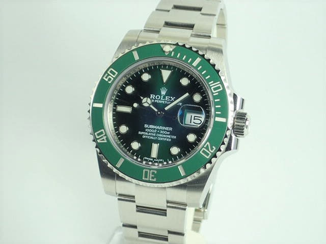 ロレックス サブマリーナー Ref.116610LV グリーン文字盤 中古 submariner-205