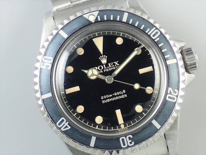 ロレックス サブマリーナー Ref.5512MM ステンレススチール ブラック文字盤