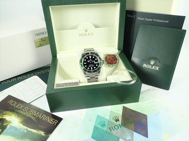 ロレックス サブマリーナー Ref.16610LV ブラック文字盤 中古 submariner-214