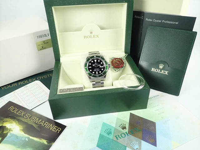 ロレックス サブマリーナー Ref.16610LV ブラック文字盤 中古 submariner-214