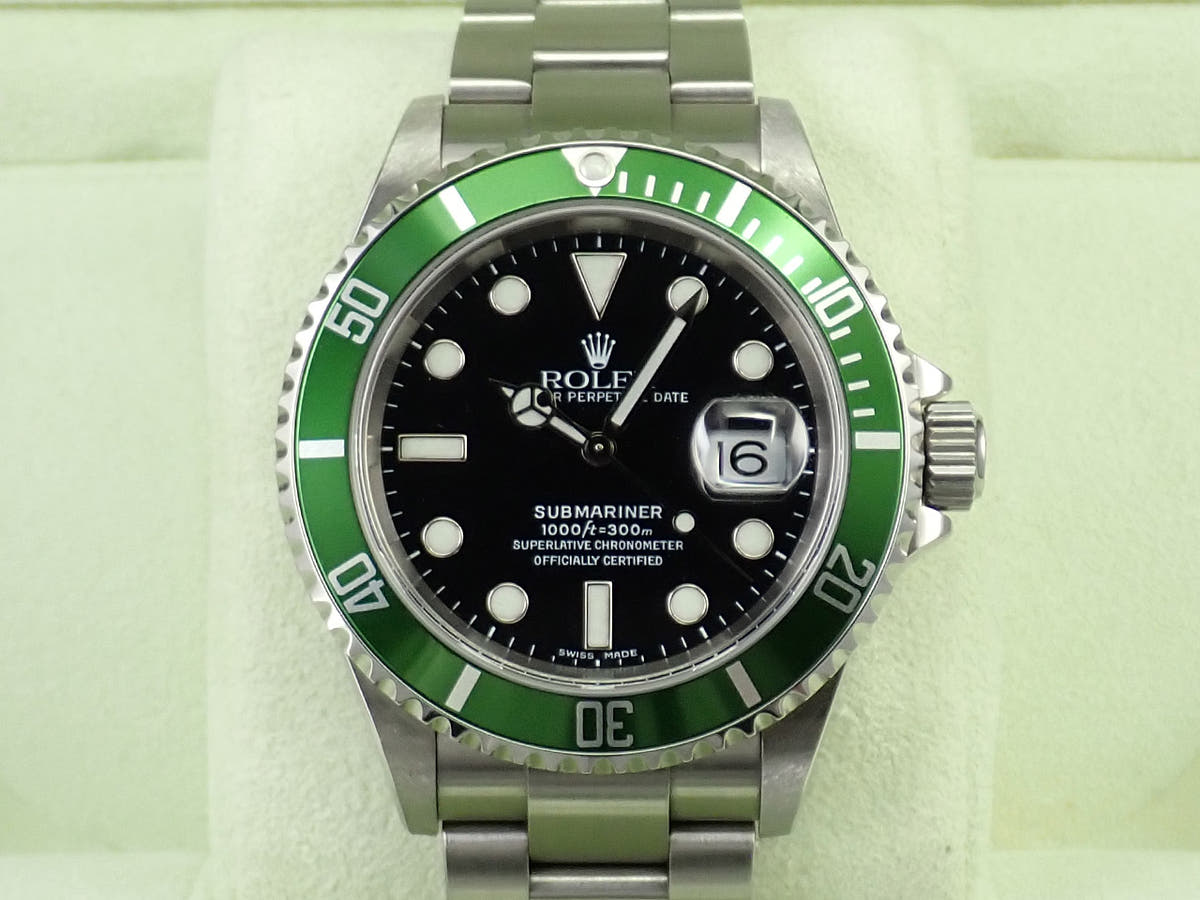 ロレックス サブマリーナー デイト Ref.16610LV ブラック文字盤 中古 AZ910779
