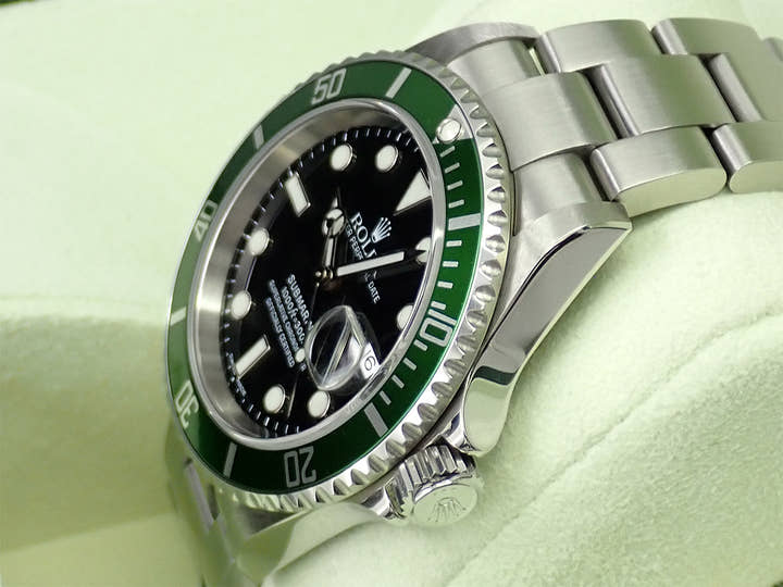 ロレックス サブマリーナー デイト Ref.16610LV ステンレススチール ブラック文字盤